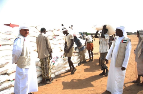 اكثر من خمسة الاف اسرة يمنية تستفيد من مساعدات مؤسسة خليفة للاعمال الانسانية خلال يومين