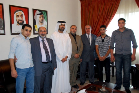 سفير الدولة في لبنان يلتقي وفدا من معهد خليفة بن زايد للتعليم المهني في صيدا