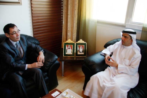 مؤسسة خليفة الإنسانية تبحث تعزيز المشاريع التنموية في كازاخستان