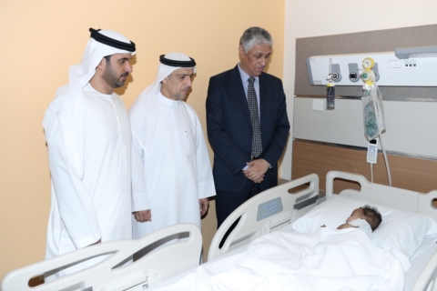 الخوري والحميري والمنهالي يزورون مصابي إعصار مكونو