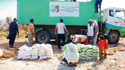 مؤسسة خليفة الإنسانية تغيث 29 قرية نائية في سقطرى