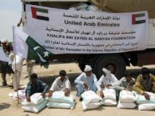 مؤسسة خليفة الإنسانية توزع المير الرمضاني في باكستان