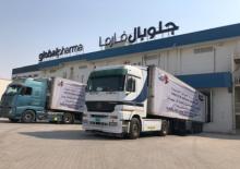 جلوبال فارما تقدم 3.6 طن أدوية لمؤسسة خليفة الإنسانية