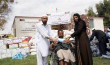 مؤسسة خليفة الإنسانية توزع مواد غذائية على المحتاجين بولاية هلمند الافغانية